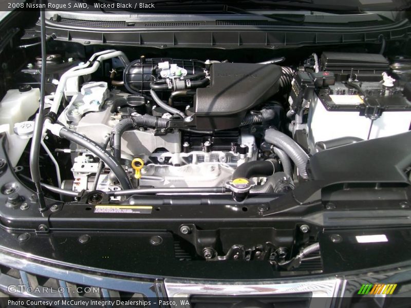 Wicked Black / Black 2008 Nissan Rogue S AWD