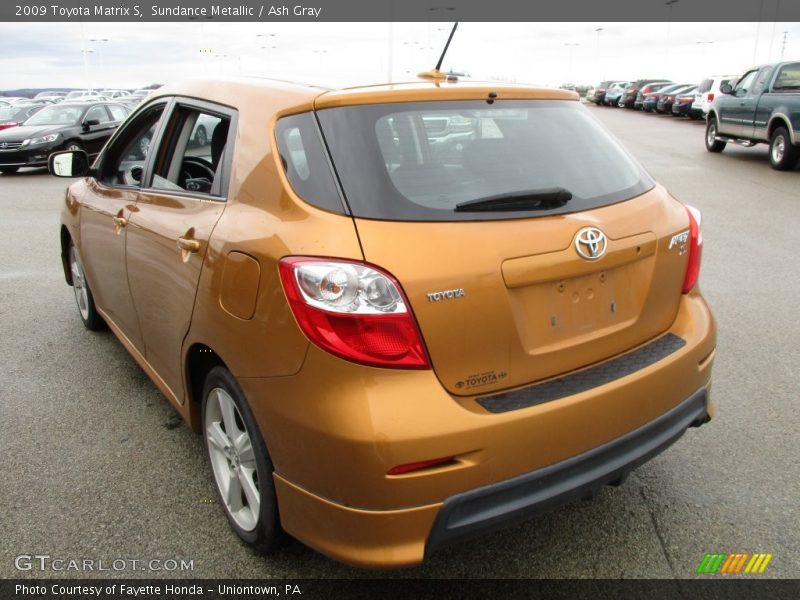 Sundance Metallic / Ash Gray 2009 Toyota Matrix S