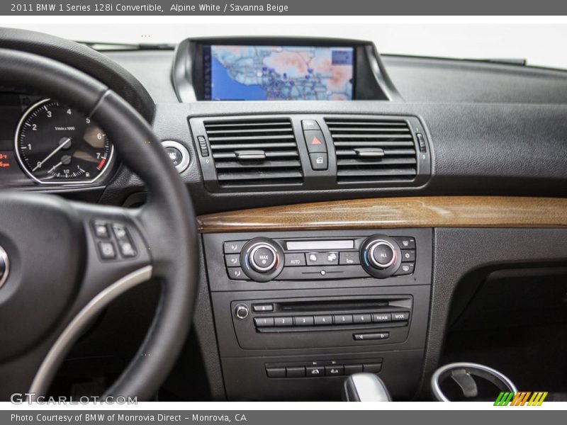 Alpine White / Savanna Beige 2011 BMW 1 Series 128i Convertible