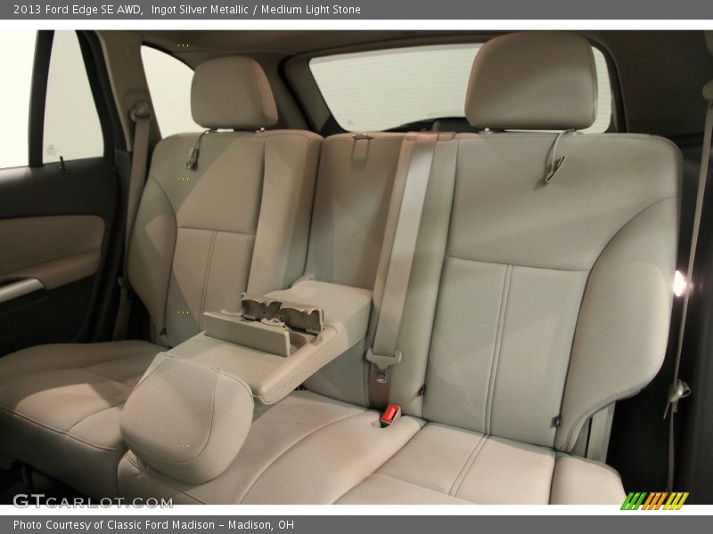 Ingot Silver Metallic / Medium Light Stone 2013 Ford Edge SE AWD