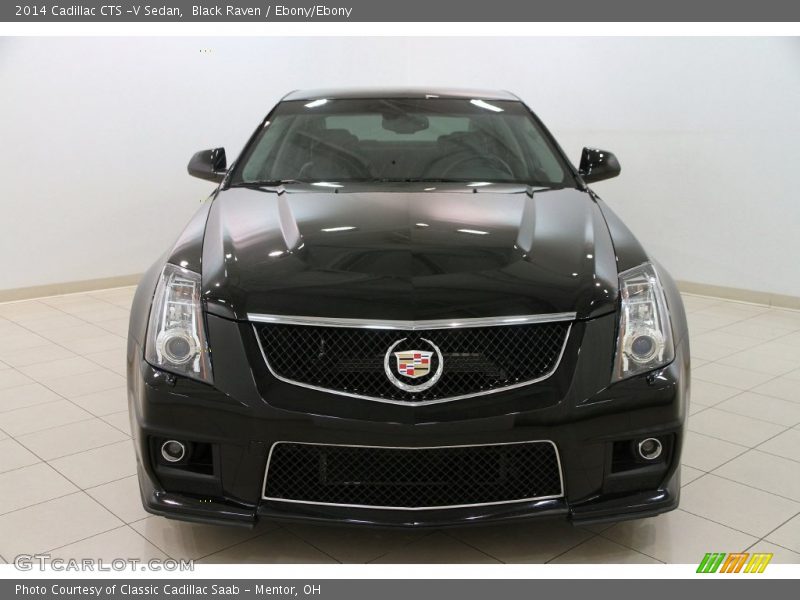 Black Raven / Ebony/Ebony 2014 Cadillac CTS -V Sedan