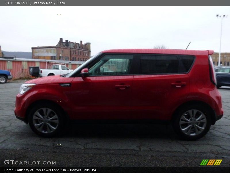 Inferno Red / Black 2016 Kia Soul !