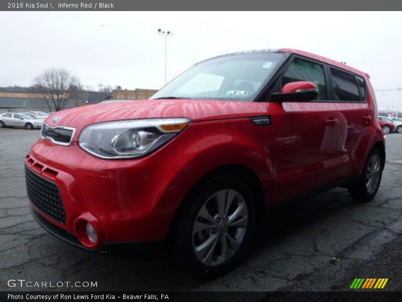 Inferno Red / Black 2016 Kia Soul !