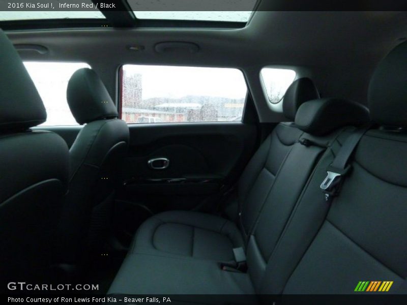 Rear Seat of 2016 Soul !