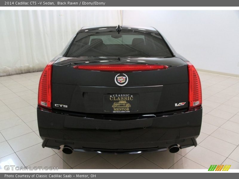 Black Raven / Ebony/Ebony 2014 Cadillac CTS -V Sedan