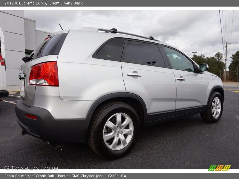 Bright Silver / Black 2012 Kia Sorento LX V6