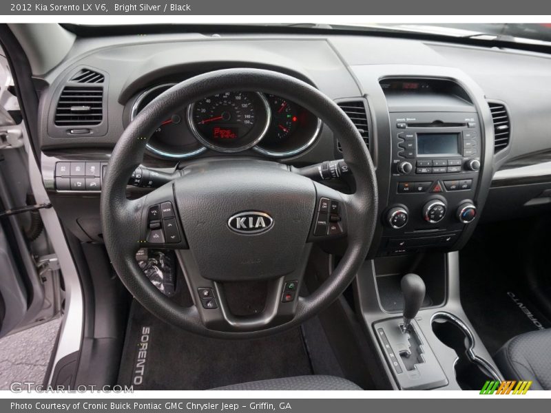 Bright Silver / Black 2012 Kia Sorento LX V6