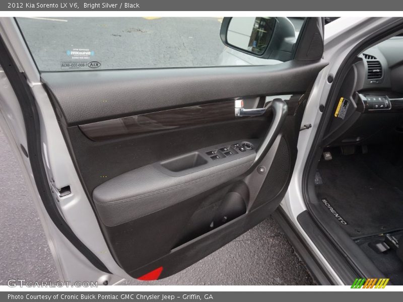 Bright Silver / Black 2012 Kia Sorento LX V6