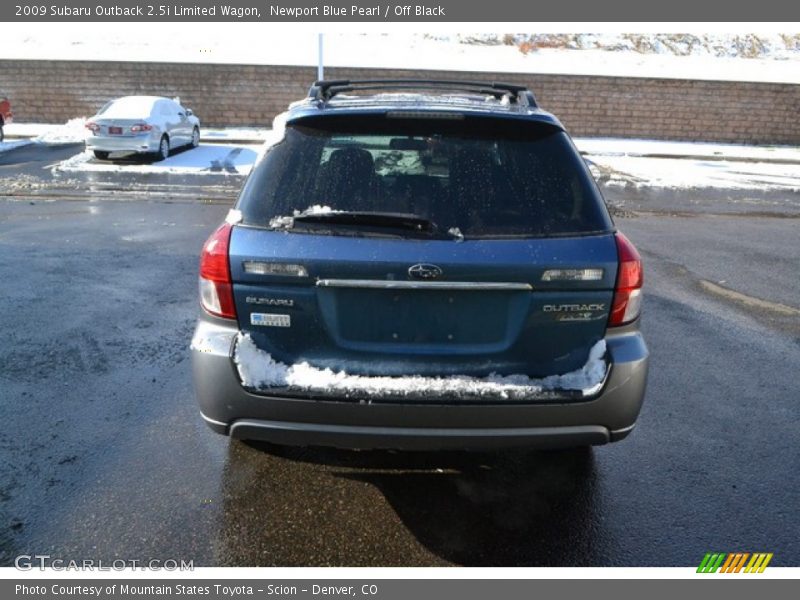 Newport Blue Pearl / Off Black 2009 Subaru Outback 2.5i Limited Wagon