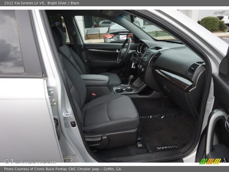 Bright Silver / Black 2012 Kia Sorento LX V6