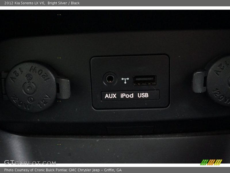 Bright Silver / Black 2012 Kia Sorento LX V6