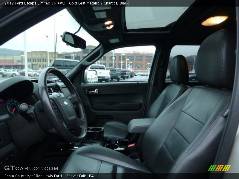Gold Leaf Metallic / Charcoal Black 2012 Ford Escape Limited V6 4WD