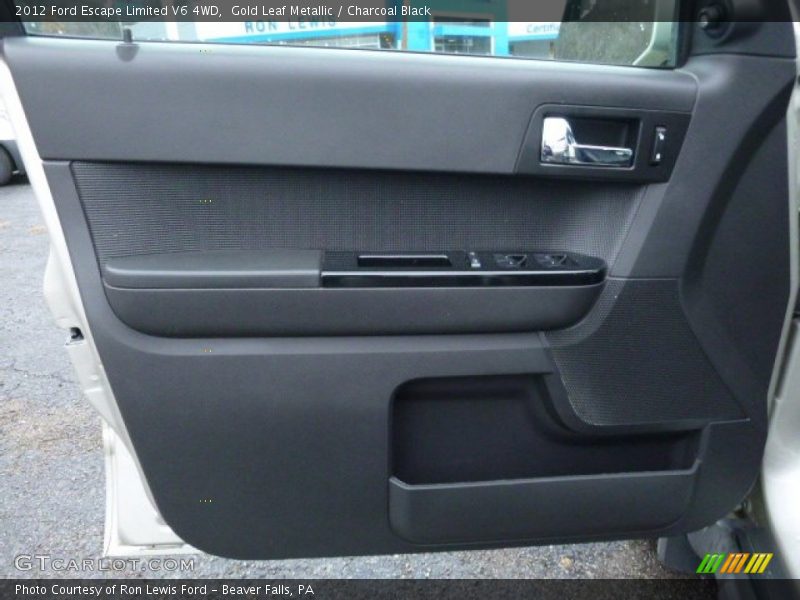 Gold Leaf Metallic / Charcoal Black 2012 Ford Escape Limited V6 4WD