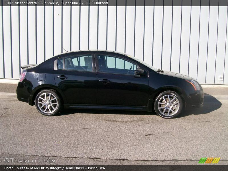 Super Black / SE-R Charcoal 2007 Nissan Sentra SE-R Spec V