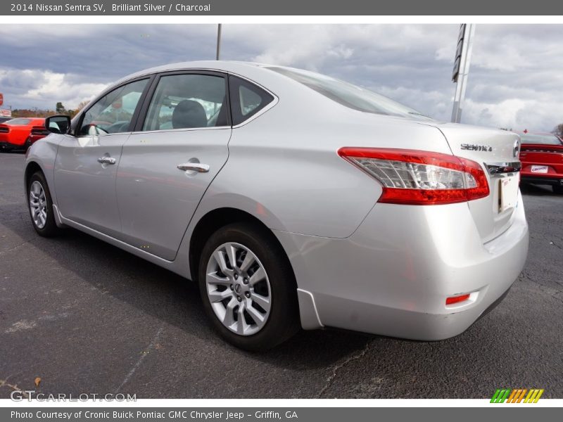 Brilliant Silver / Charcoal 2014 Nissan Sentra SV