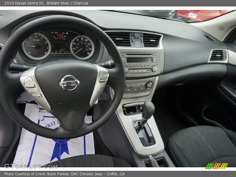 Brilliant Silver / Charcoal 2014 Nissan Sentra SV