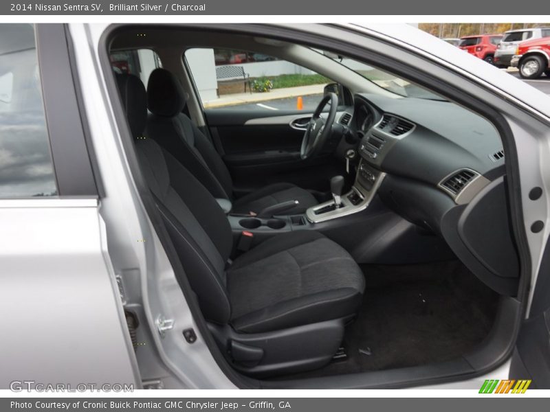 Brilliant Silver / Charcoal 2014 Nissan Sentra SV