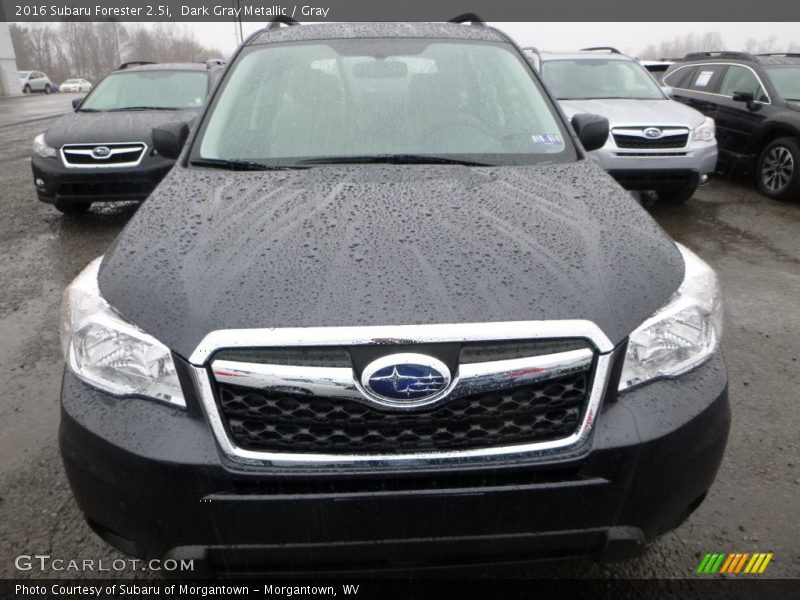 Dark Gray Metallic / Gray 2016 Subaru Forester 2.5i