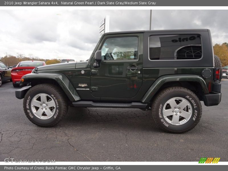  2010 Wrangler Sahara 4x4 Natural Green Pearl