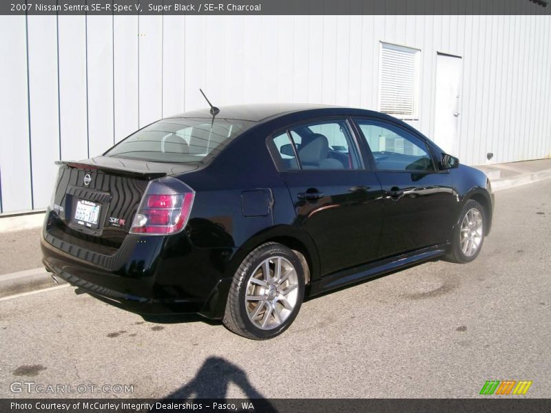 Super Black / SE-R Charcoal 2007 Nissan Sentra SE-R Spec V