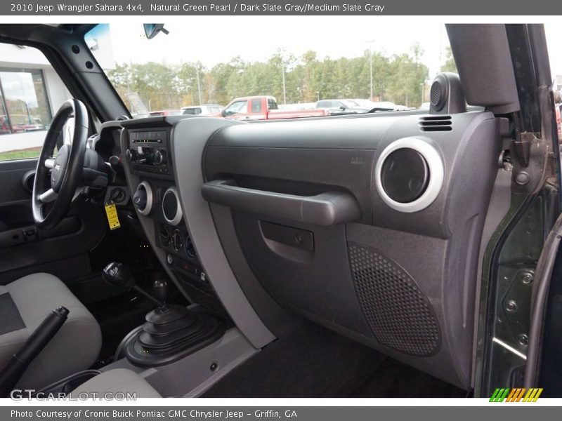 Natural Green Pearl / Dark Slate Gray/Medium Slate Gray 2010 Jeep Wrangler Sahara 4x4