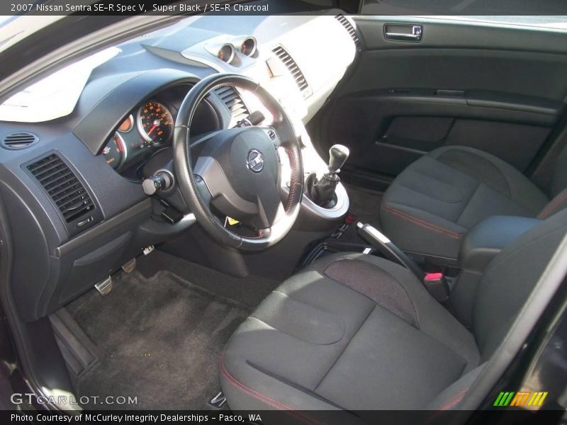 Super Black / SE-R Charcoal 2007 Nissan Sentra SE-R Spec V