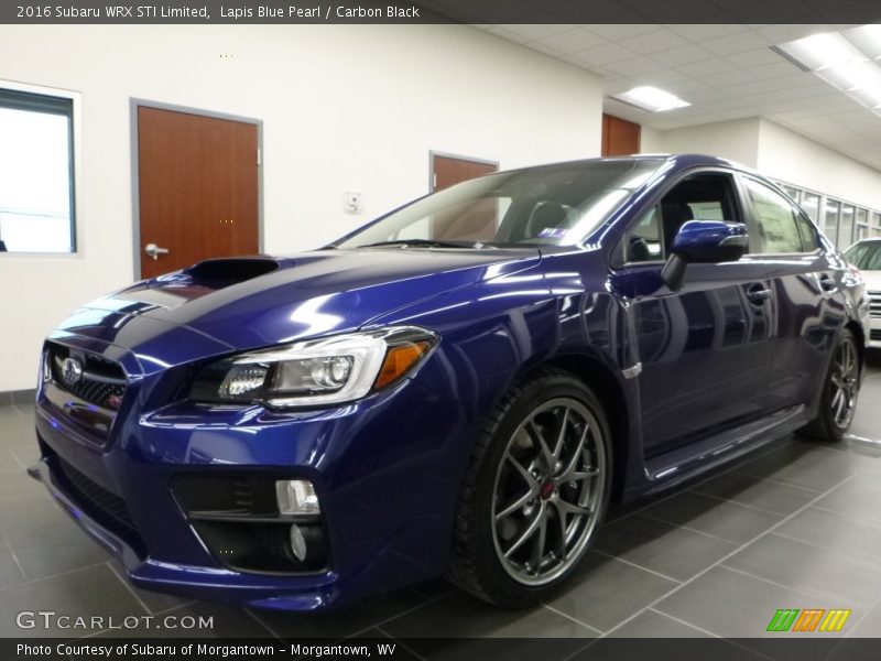 Front 3/4 View of 2016 WRX STI Limited