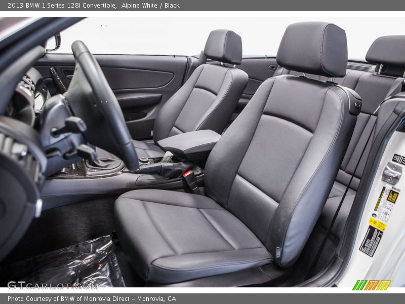 Alpine White / Black 2013 BMW 1 Series 128i Convertible