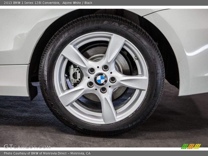 Alpine White / Black 2013 BMW 1 Series 128i Convertible