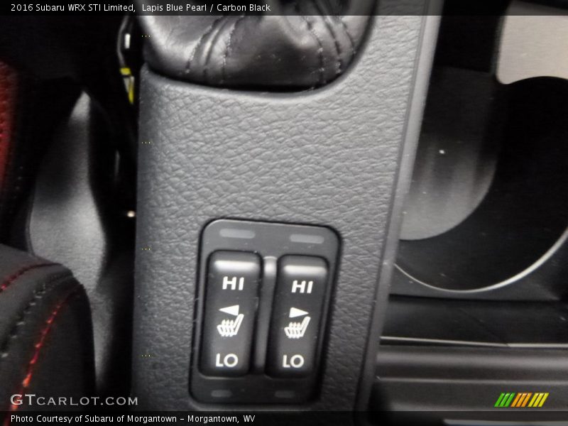 Controls of 2016 WRX STI Limited