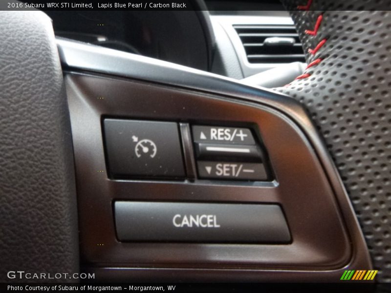 Controls of 2016 WRX STI Limited
