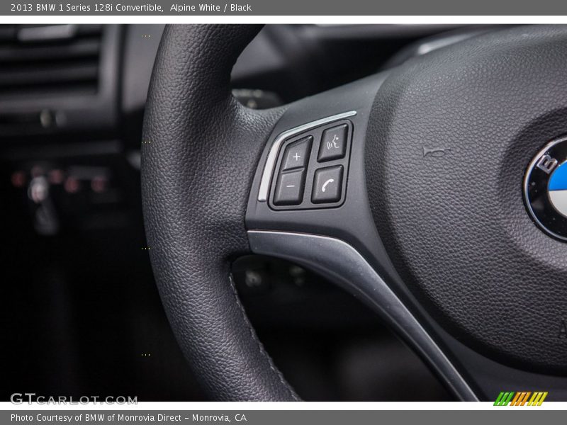 Alpine White / Black 2013 BMW 1 Series 128i Convertible