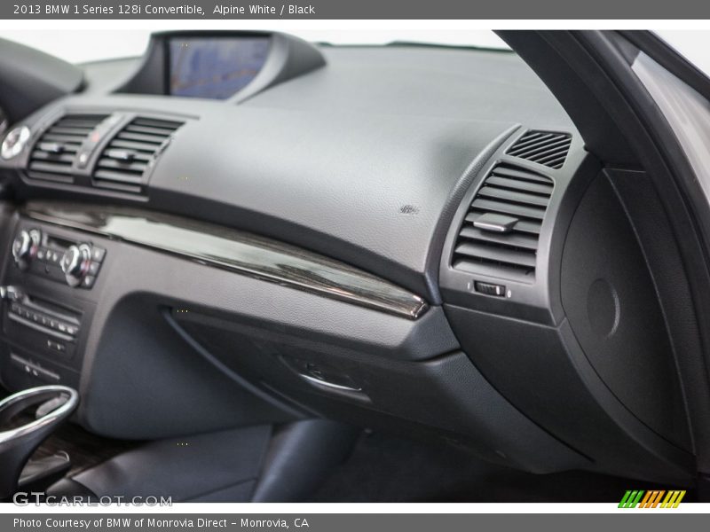 Alpine White / Black 2013 BMW 1 Series 128i Convertible