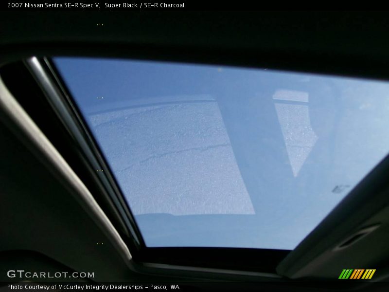 Super Black / SE-R Charcoal 2007 Nissan Sentra SE-R Spec V