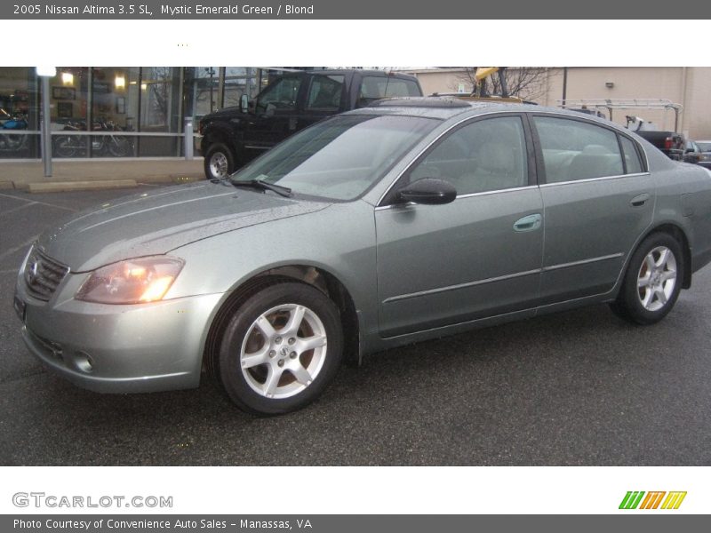 Mystic Emerald Green / Blond 2005 Nissan Altima 3.5 SL