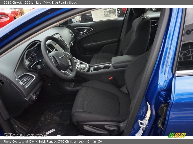 Vivid Blue Pearl / Black 2016 Chrysler 200 Limited