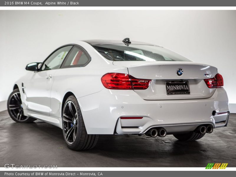 Alpine White / Black 2016 BMW M4 Coupe