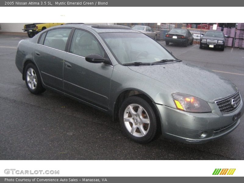 Mystic Emerald Green / Blond 2005 Nissan Altima 3.5 SL