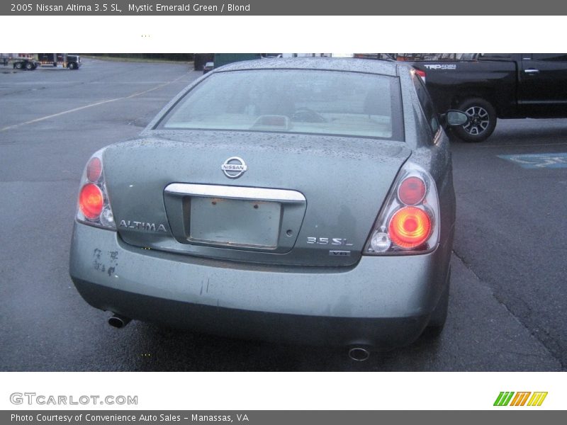 Mystic Emerald Green / Blond 2005 Nissan Altima 3.5 SL