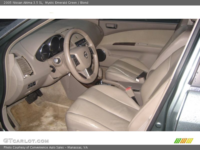 Mystic Emerald Green / Blond 2005 Nissan Altima 3.5 SL