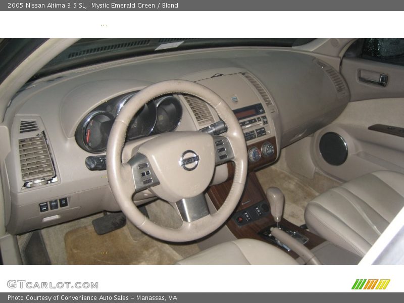 Mystic Emerald Green / Blond 2005 Nissan Altima 3.5 SL