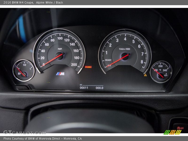  2016 M4 Coupe Coupe Gauges