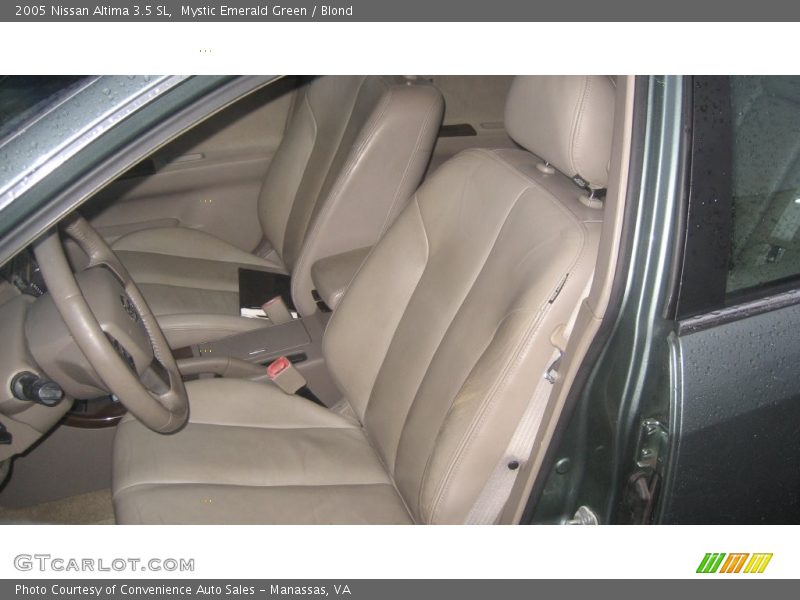 Mystic Emerald Green / Blond 2005 Nissan Altima 3.5 SL