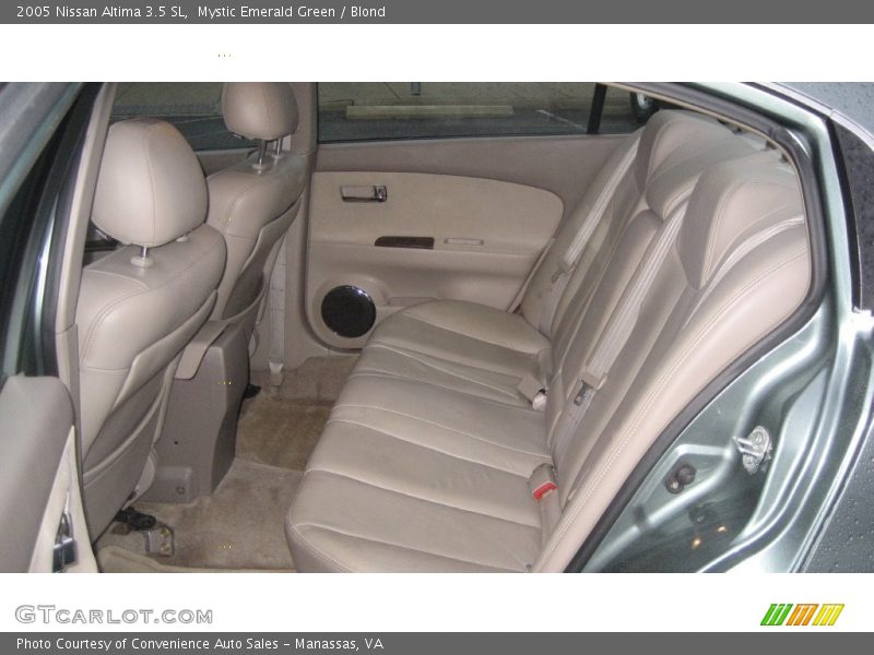 Mystic Emerald Green / Blond 2005 Nissan Altima 3.5 SL