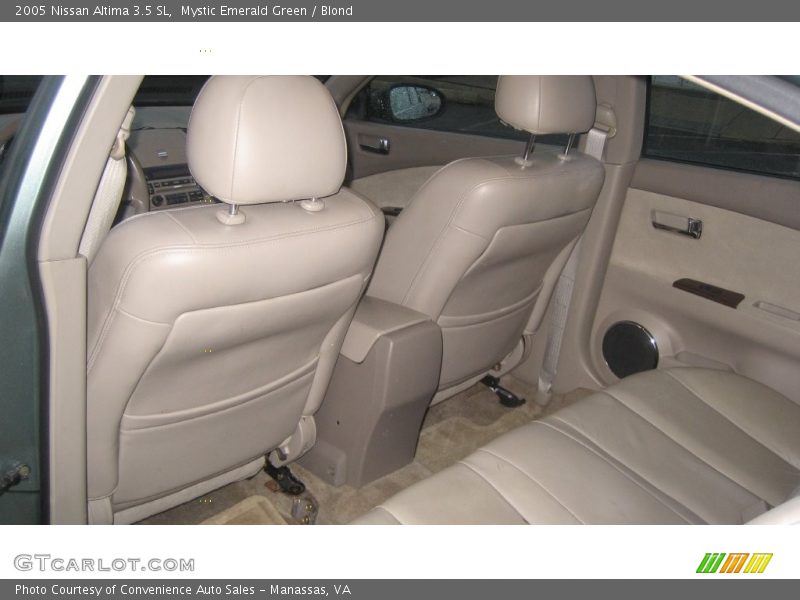 Mystic Emerald Green / Blond 2005 Nissan Altima 3.5 SL
