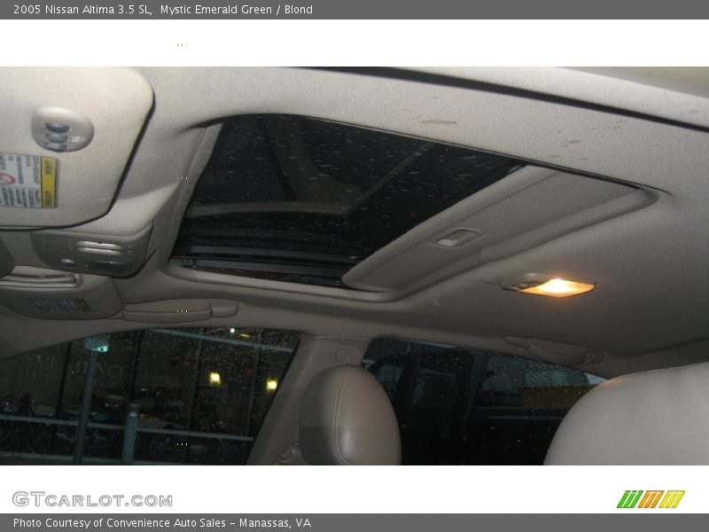 Mystic Emerald Green / Blond 2005 Nissan Altima 3.5 SL