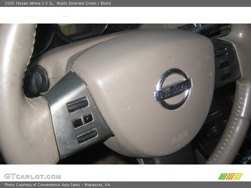 Mystic Emerald Green / Blond 2005 Nissan Altima 3.5 SL