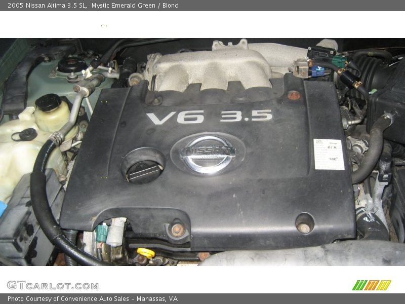 Mystic Emerald Green / Blond 2005 Nissan Altima 3.5 SL