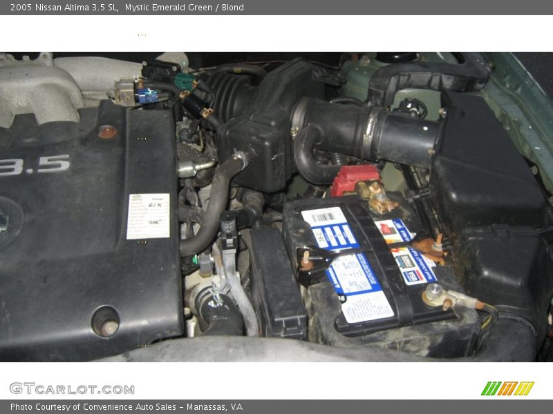 Mystic Emerald Green / Blond 2005 Nissan Altima 3.5 SL