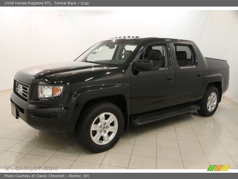 Formal Black / Gray 2008 Honda Ridgeline RTL